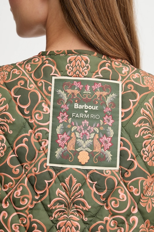 Безрукавка Barbour x Farm Rio LLI0024 зелёный