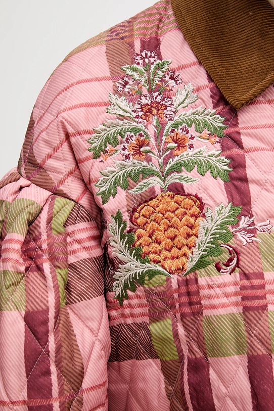 Куртка Barbour x Farm Rio LQU1871 рожевий