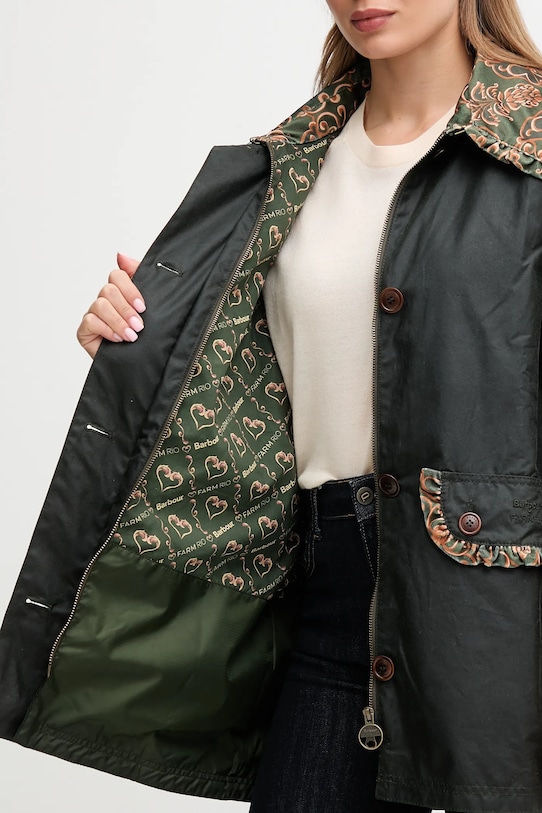 Βαμβακερό μπουφάν Barbour x Farm Rio LWX1504