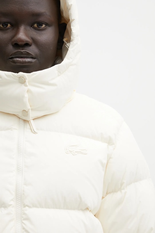 Lacoste geacă de puf bej BF3262