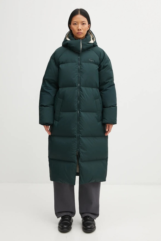 Páperová bunda Lacoste zateplené zelená BF9001