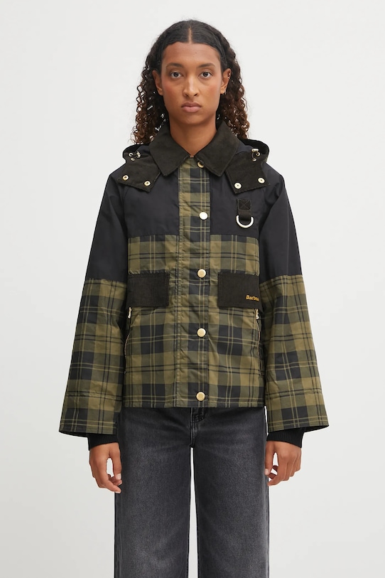 Памучно яке Barbour Elaine Showerproof Jacket преходна изолация зелен LSP0253OL51