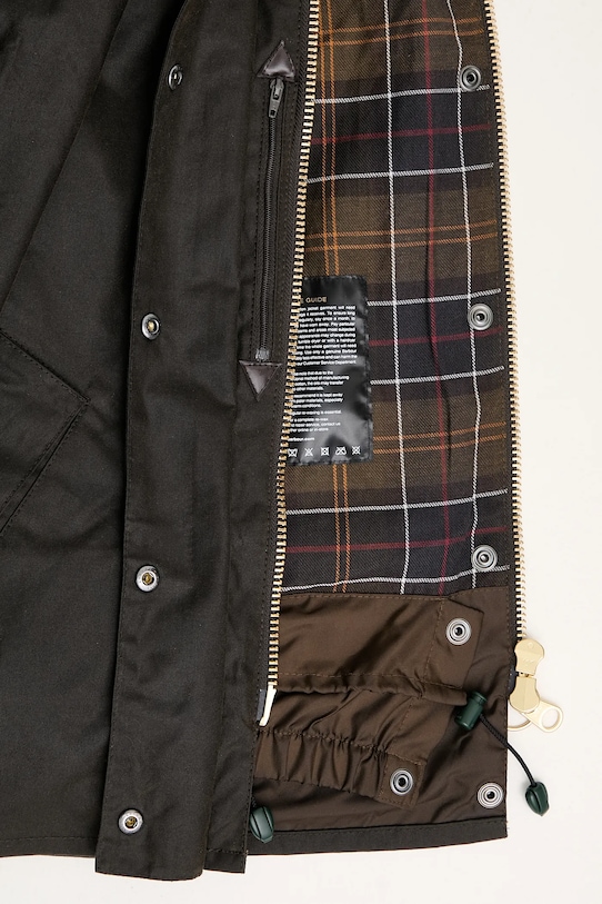 Bavlnená bunda Barbour Transport Wax Jacket LWX1410OL71