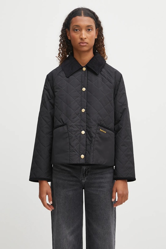 Bunda Barbour Anise Quilted Jacket jemné zateplenie čierna LQU1813BK11