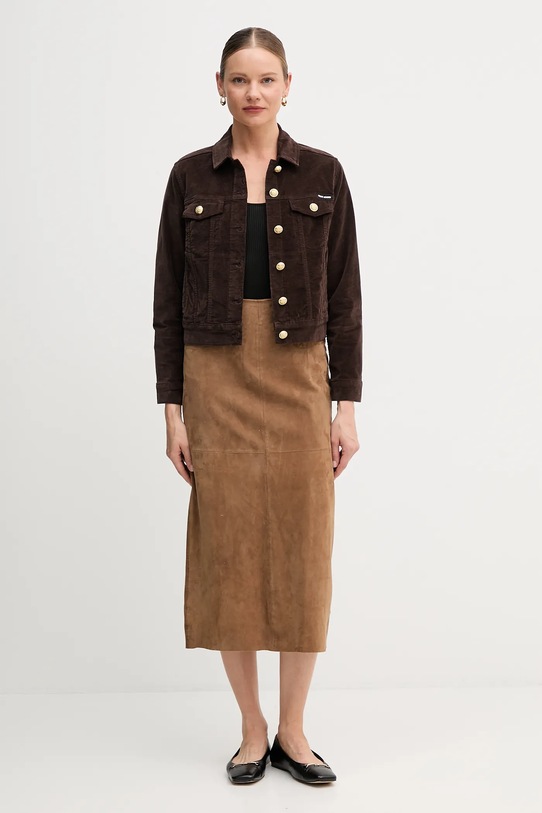 Dkny kurtka DJ5J6205 brązowy AW25