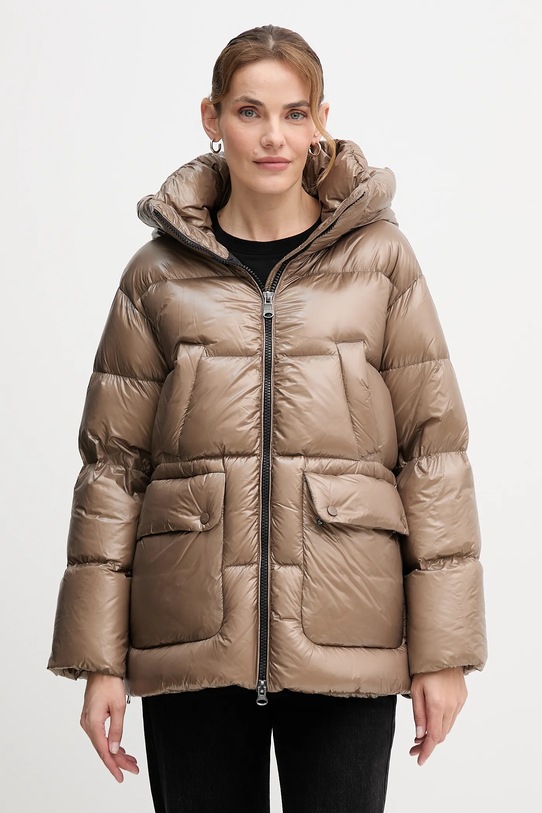 Пуховая куртка Hetrego DAILA с утеплением зелёный 8P780