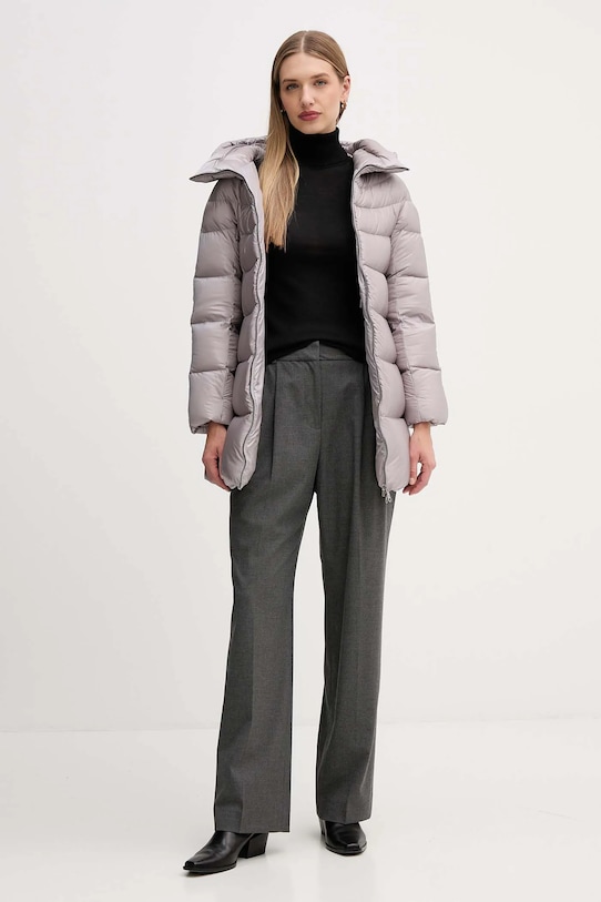 Páperová bunda Hetrego HANNA 8P602 fialová AW25