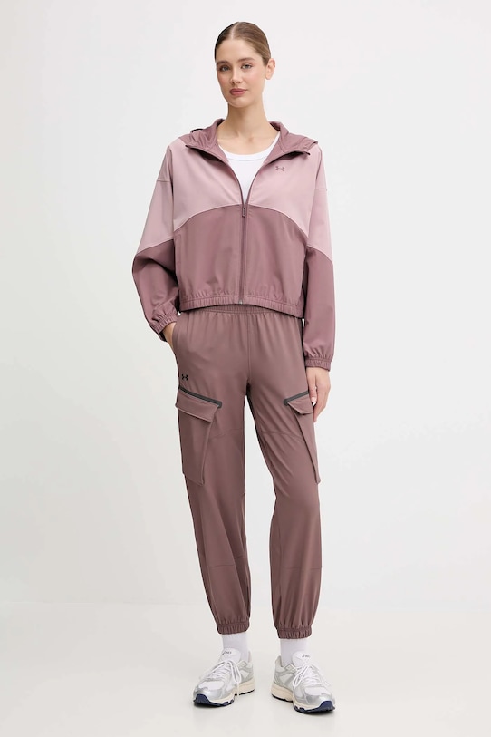 Jakna Under Armour Rival Woven 6004849 roza AW25