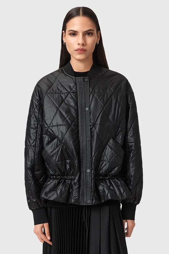 Μπουφάν bomber AllSaints ALII άλλο μαύρο W051OD