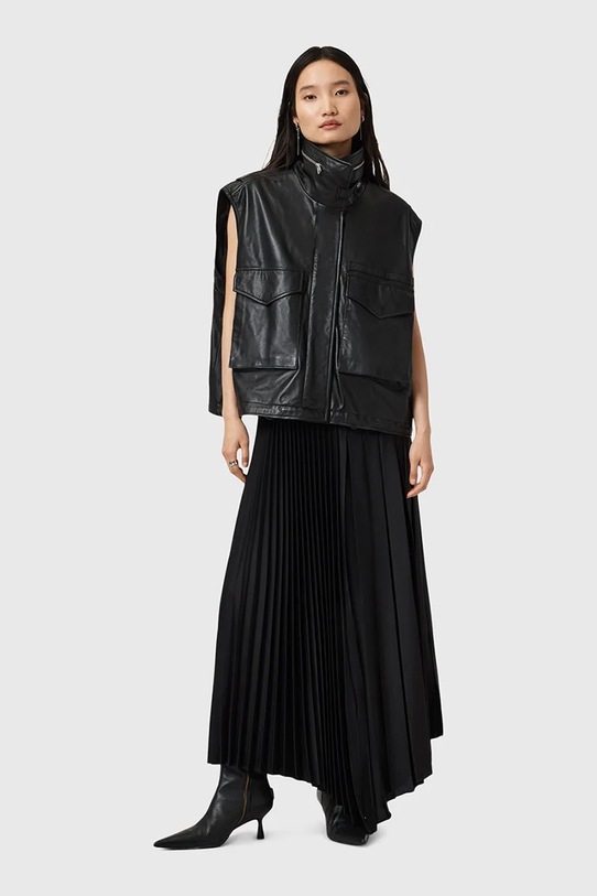 Δερμάτινο γιλέκο AllSaints CLAY W040LD