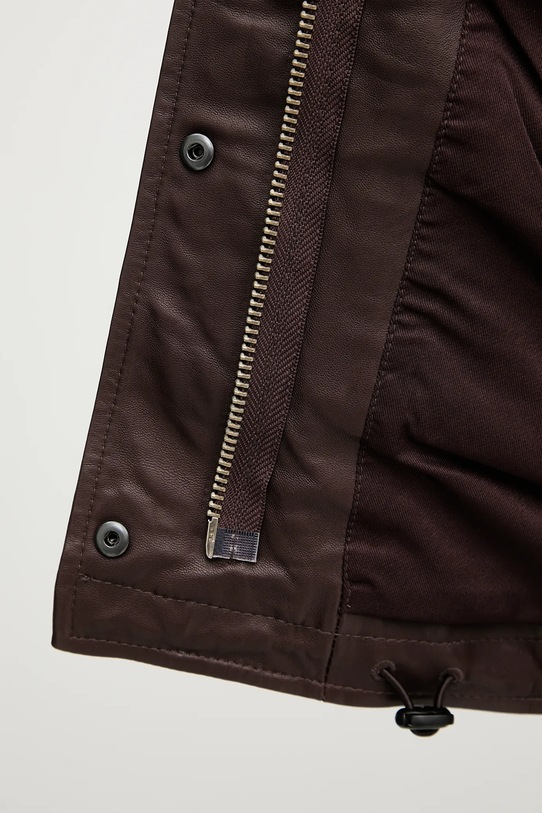 Kožená bunda AllSaints CLAY W108LD