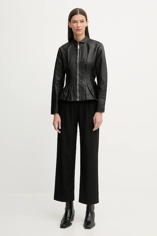 AllSaints kurtka skórzana CLO W024LD czarny NC25