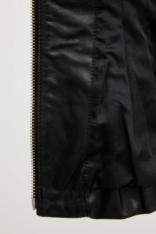 AllSaints kurtka skórzana CLO W024LD czarny