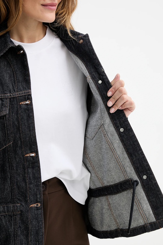 AllSaints kurtka jeansowa bawełniana DENBY W100PD