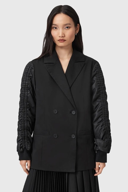 AllSaints sacou LORNA cu captuseala negru W009OD