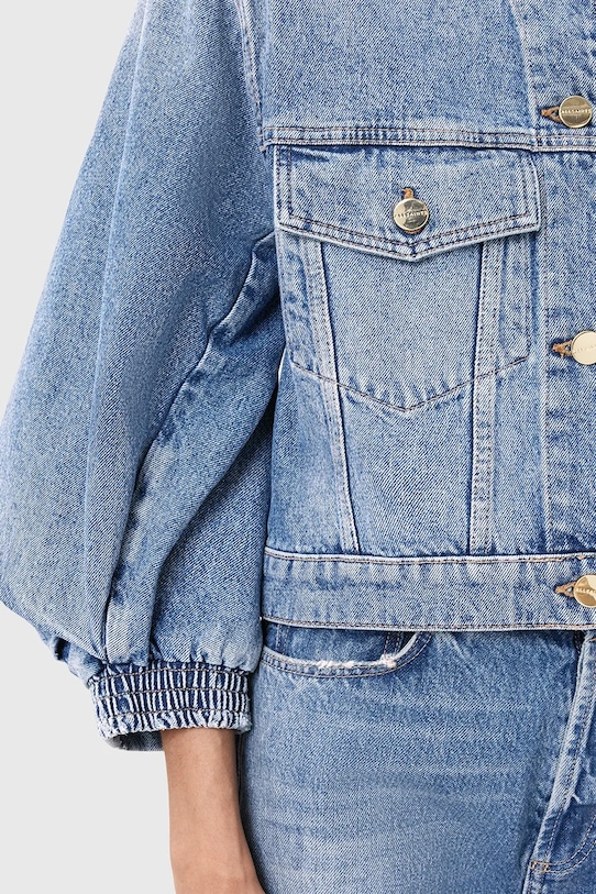 Odzież AllSaints kurtka jeansowa LUCA W031OD niebieski