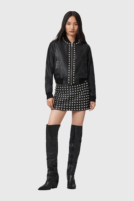 Kožená bunda AllSaints ORTEN W032LD