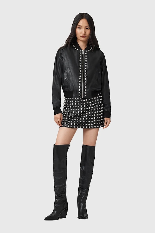 AllSaints kurtka skórzana ORTEN W032LD