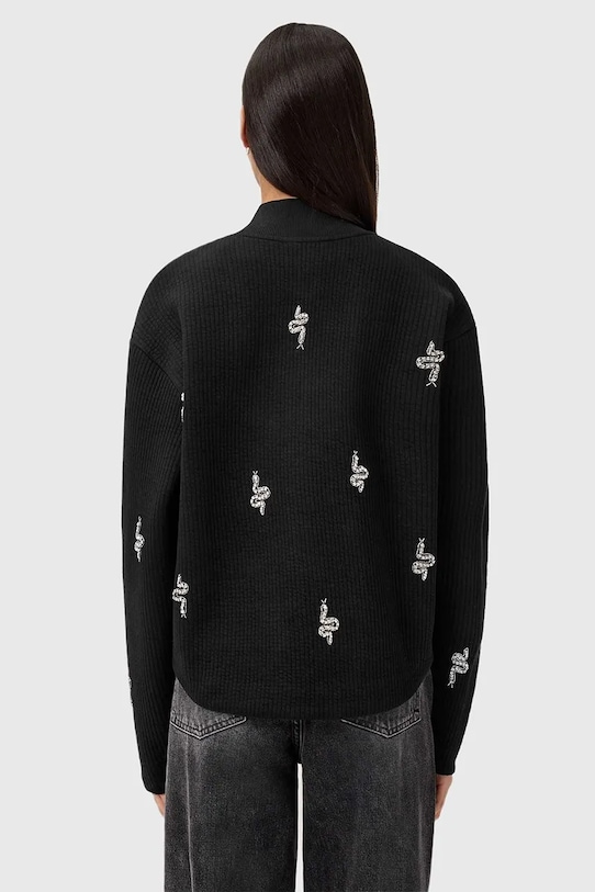 AllSaints geacă RHEA negru W172JD