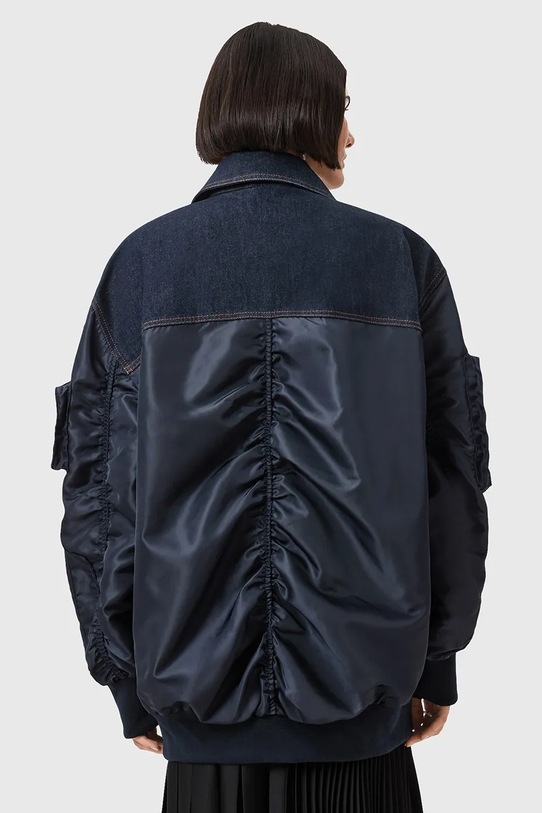 Μπουφάν bomber AllSaints VERITY σκούρο μπλε W024OD