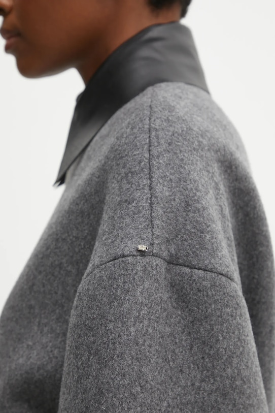 Sportmax giacca in lana VACUO 2522086022600 grigio