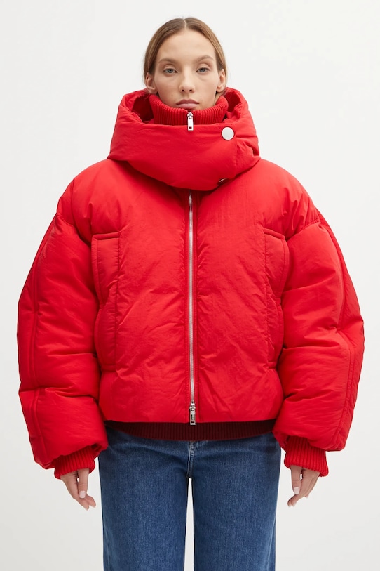 Sportmax kurtka puchowa GLIZIA pozostałe czerwony 2522486012600