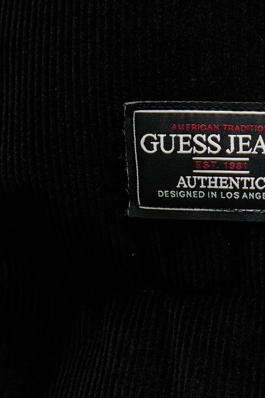 Guess Jeans kurtka sztruksowa W5BL17.W2061 czarny