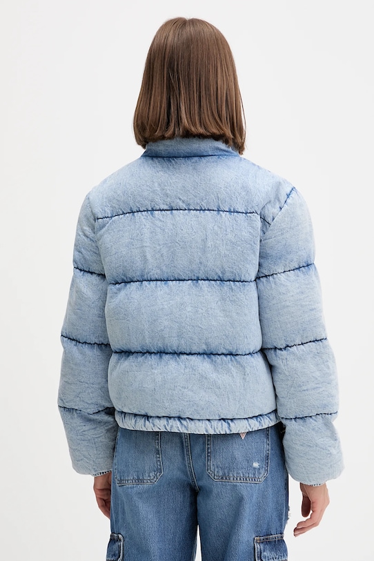 Odzież Guess Jeans kurtka jeansowa W5BL85.D6181 niebieski