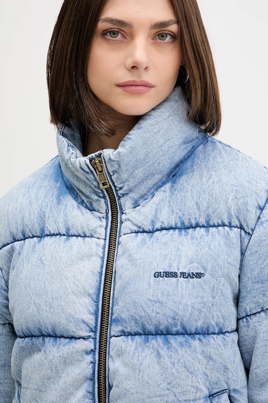 Guess Jeans kurtka jeansowa niebieski W5BL85.D6181