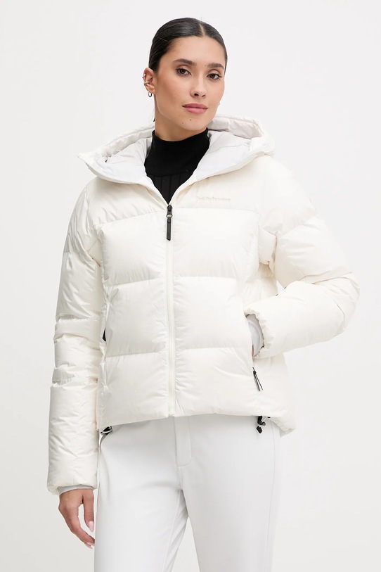 Peak Performance kurtka narciarska puchowa Glissade sporty zimowe beżowy G80470