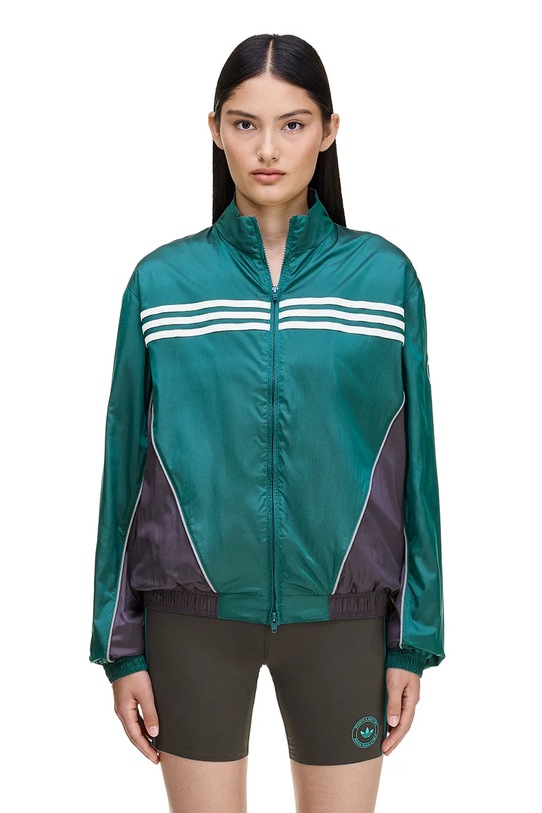adidas Originals kurtka adidas Originals x Sporty & Rich bez kaptura zielony KA7990