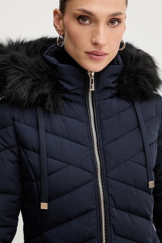 Μπουφάν με επένδυση από πούπουλα Morgan σκούρο μπλε GCLEA