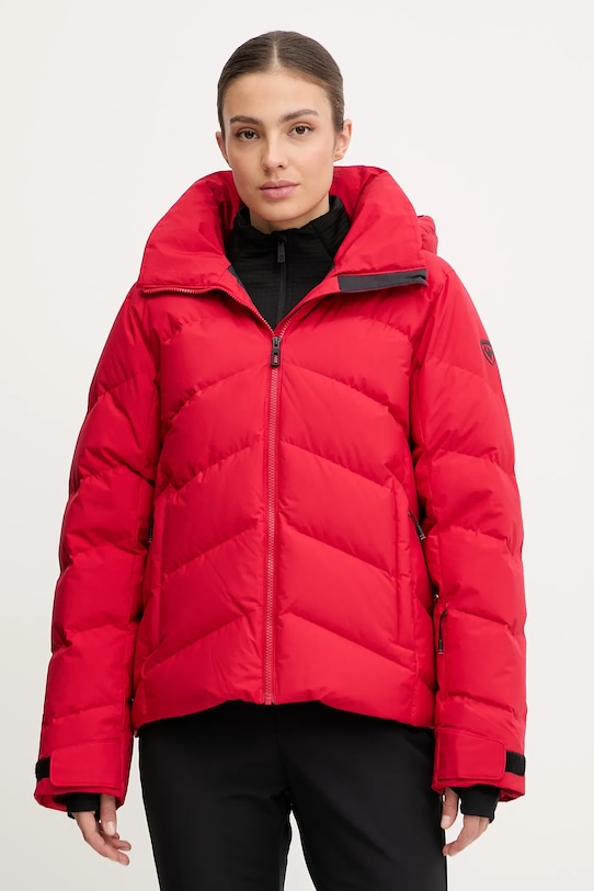Пухено яке за ски Rossignol WISPILE зимни спортове червен RLOWJ09