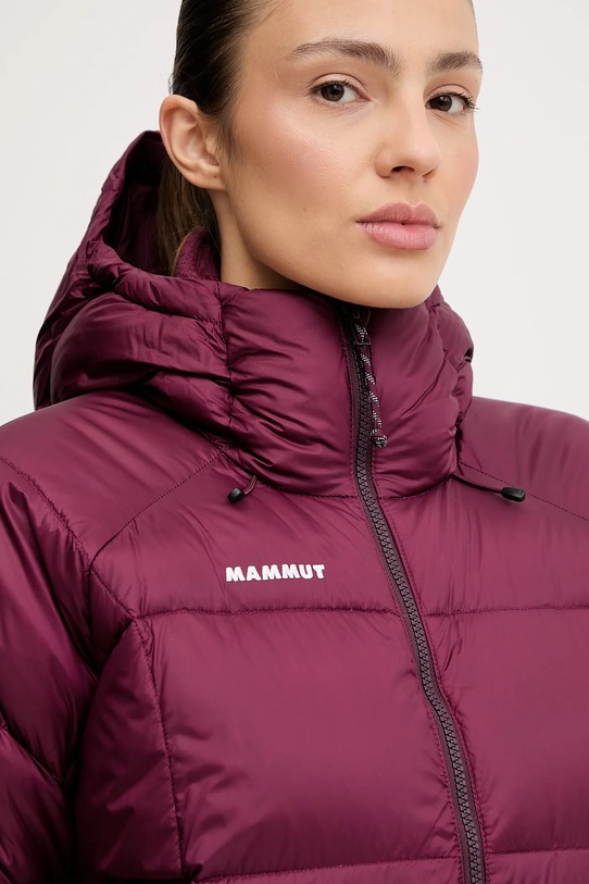 Mammut kurtka sportowa puchowa Glacier Glow bordowy 1013.03760