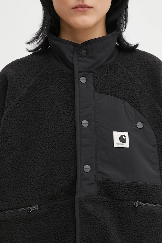 Dukserica od flisa Carhartt WIP W' Flynn Fleece Jacket crna I035460.00EXX