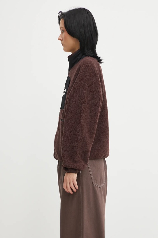 Carhartt WIP bluză W' Flynn Fleece Jacket I035460.3ANXX maro AW25