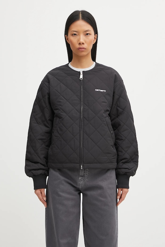 Carhartt WIP kurtka W' Elma Liner bez kaptura czarny I035376.0D2XX