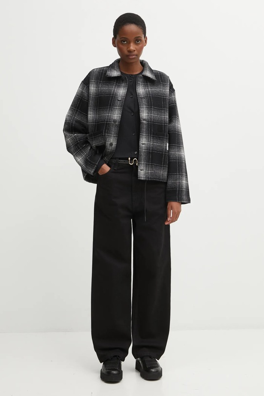 Carhartt WIP kurtka z dodatkiem wełny W' Brennan Shirt Jac I035519.34JXX