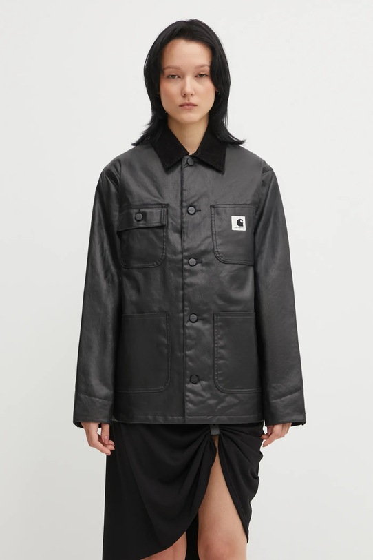 Carhartt WIP kurtka W' Dean Michigan Jacket bez kaptura czarny I035800.89XX