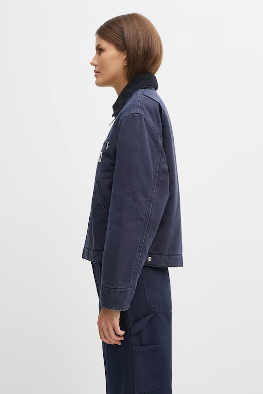 Carhartt WIP kurtka bawełniana W' OG Detroit Jacket I035672.0DI4O granatowy AW25