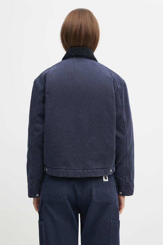 Odzież Carhartt WIP kurtka bawełniana W' OG Detroit Jacket I035672.0DI4O granatowy