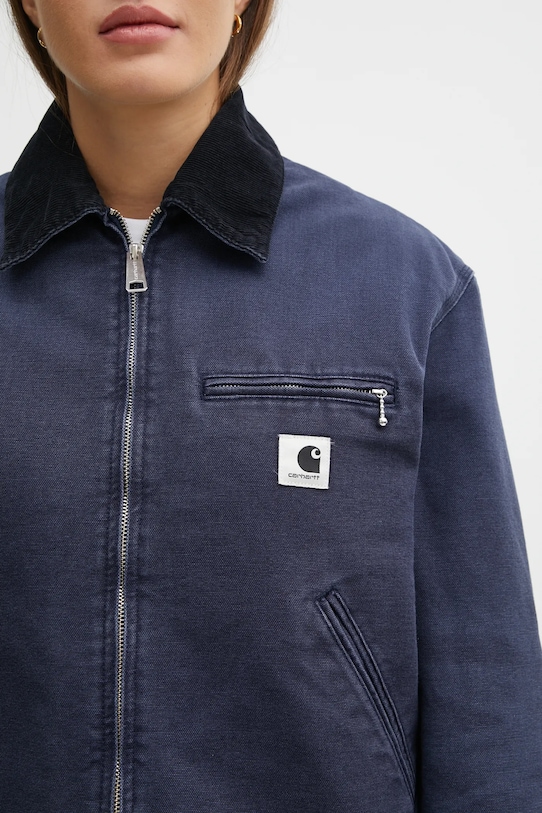 Carhartt WIP kurtka bawełniana W' OG Detroit Jacket granatowy I035672.0DI4O