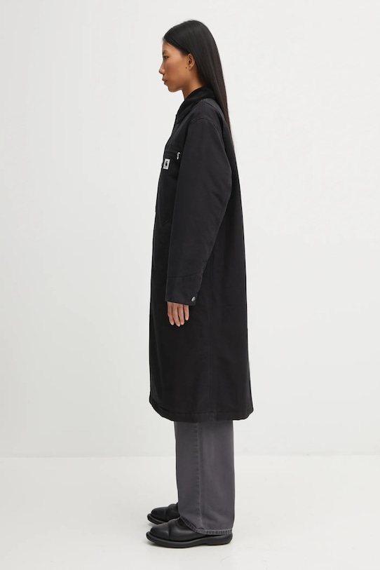 Дънково яке Carhartt WIP W' Webster Coat I035676.0 черен AW25