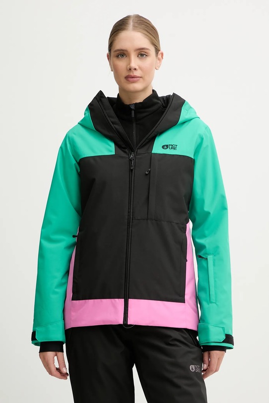 Picture kurtka narciarska Seakrest sporty zimowe turkusowy WVT0399