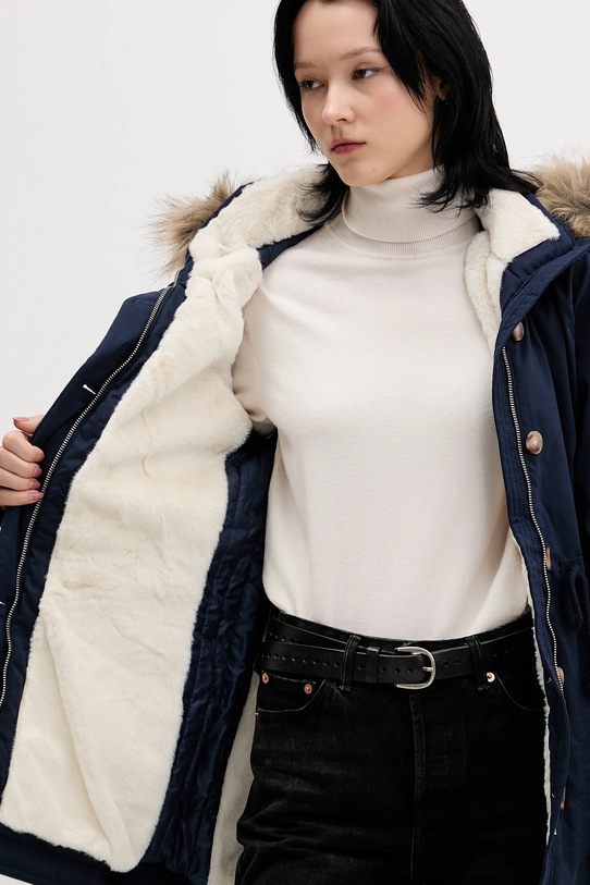 Μπουφάν Hollister Co. KI344.5053.200 σκούρο μπλε