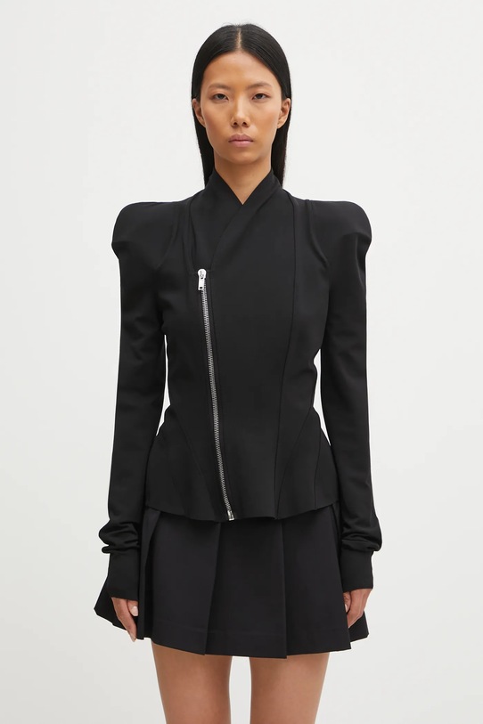 Rick Owens Lilies kurtka Princess bez kaptura czarny LI02E3703.JCVS