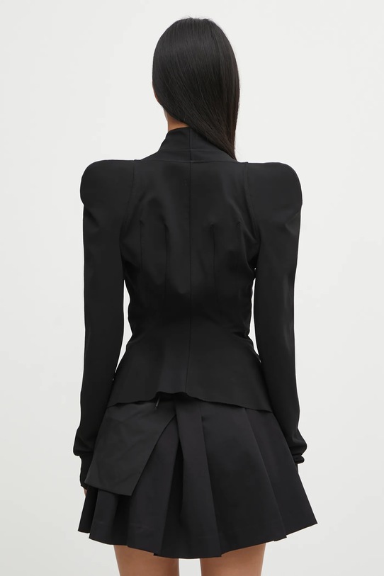 Odzież Rick Owens Lilies kurtka Princess LI02E3703.JCVS czarny