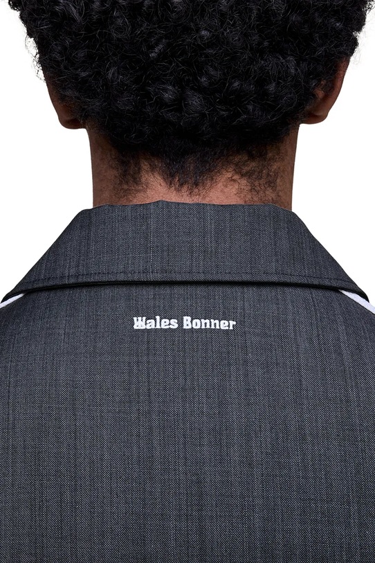 Bunda s příměsí vlny adidas Originals x Wales Bonner Wool Blouson KB2315 šedá