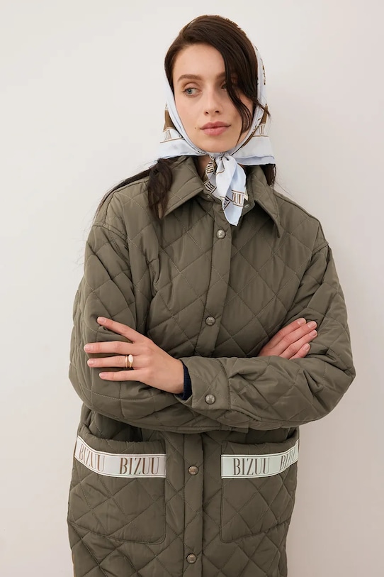 Odzież Bizuu kurtka MAREVIA MAREVIA.KHAKI zielony