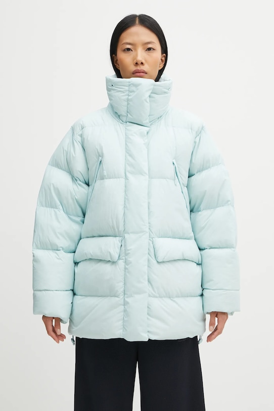 Helly Hansen kurtka puchowa W INSPIRE DOWN PUFFER turkusowy 53075